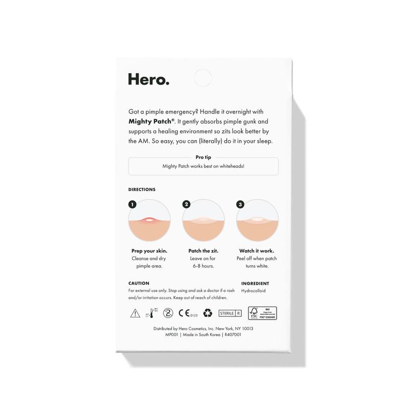 Hero Cosmetics Mighty Patch Acne Patches Original, 36 count