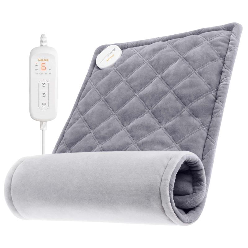 OCOOPA Graphene Heating Pad, Perfect Christmas Gift for Parents, 8 Layer Heat Lock, Ultra Fast Heat Generation, for Relieving Low Back Pain and Menstrual Cramps, Neck and Shoulder