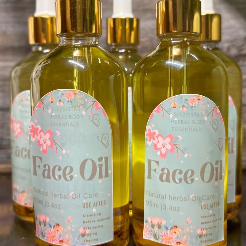 Botanical Infused Herbal Face Oil for Skincare