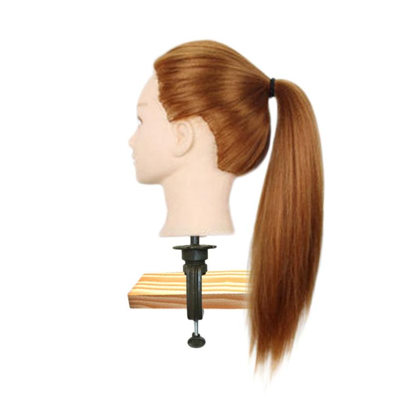 Hairdressing Model Practice Head Support Stand, 1 Count Long Hair Training Head Model Clamp Stand for Hairdressing Practicing (clamp Only)