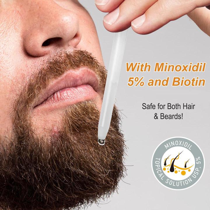 Sefudun 5% Minoxidil HairSerum(60ml), with Hair Roller Set, Back To School, Deals for You Days