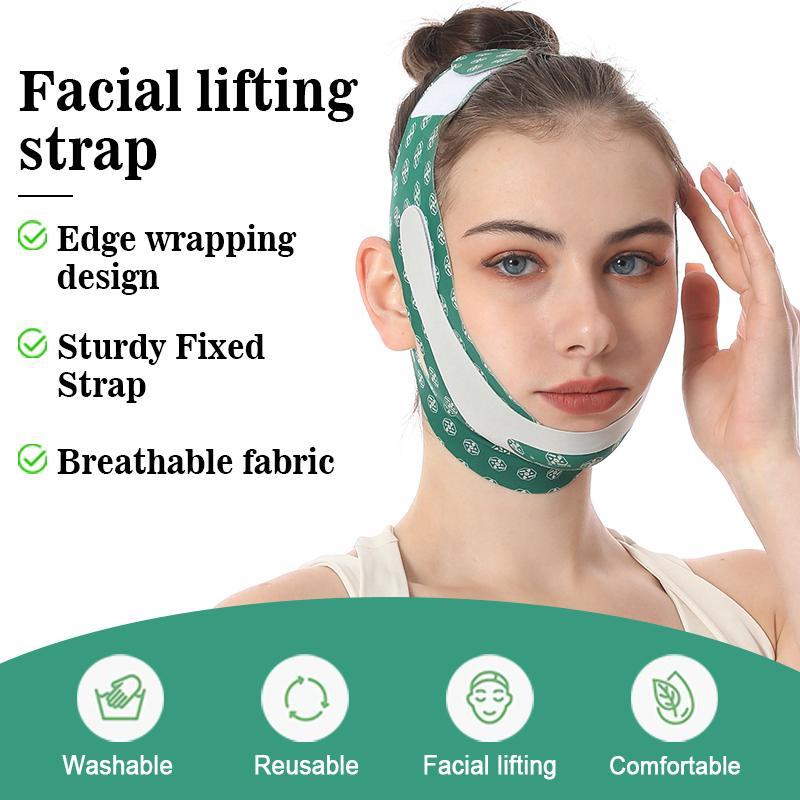 Comfort Double Chin Lift Face Mask, Summer Gifts, Reusable V-shaped Face Lifting Bandage, Breathable Face Lifting Tool, Skin Care Products, Skincare Tools, Christmas Gift