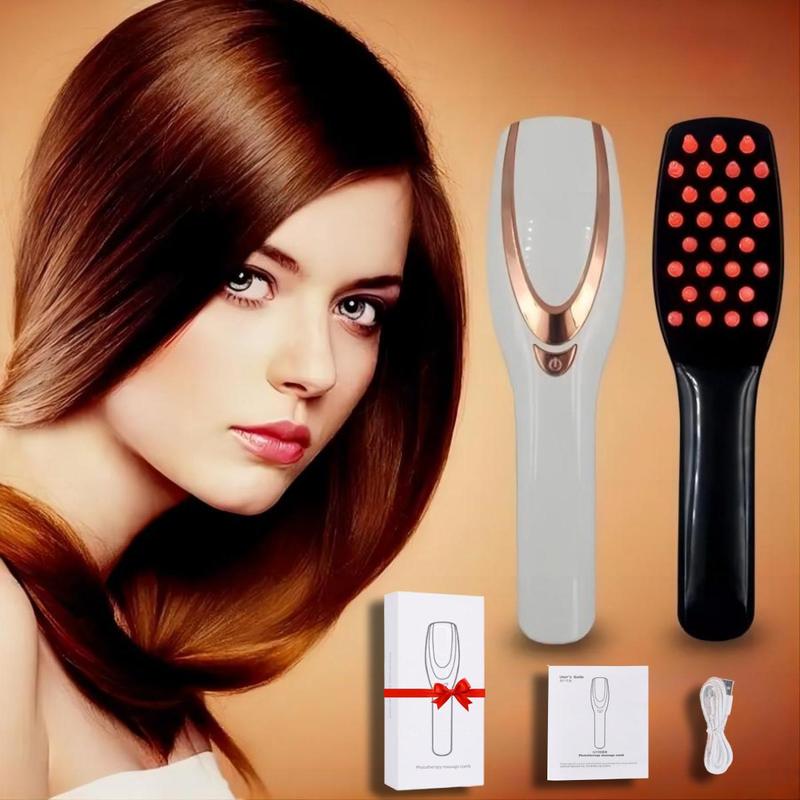 Electric Scalp Massager, 1 Count Handheld Head Scalp Massaging Comb, Hair Massager, Head Relaxation Tool, Personal Care Appliances, Christmas Gifts