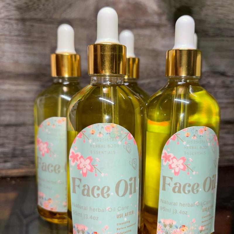 Botanical Infused Herbal Face Oil for Skincare