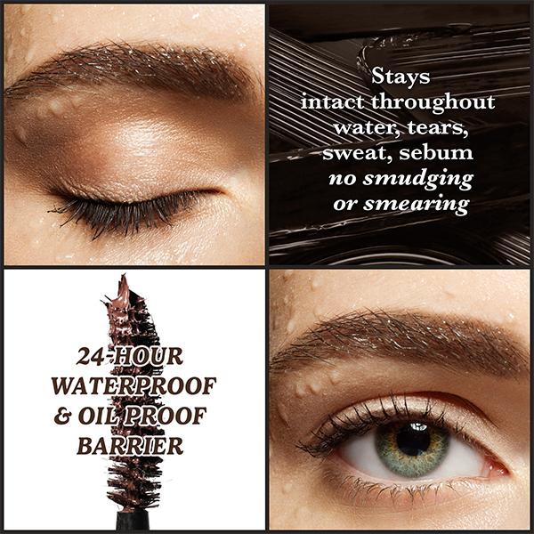 2aN Long and Curling Mascara in Chocobrown - Official Product Volumizing Mascara Waterproof - Curling Telescopic Mascara Volume and Length (0.26 oz)