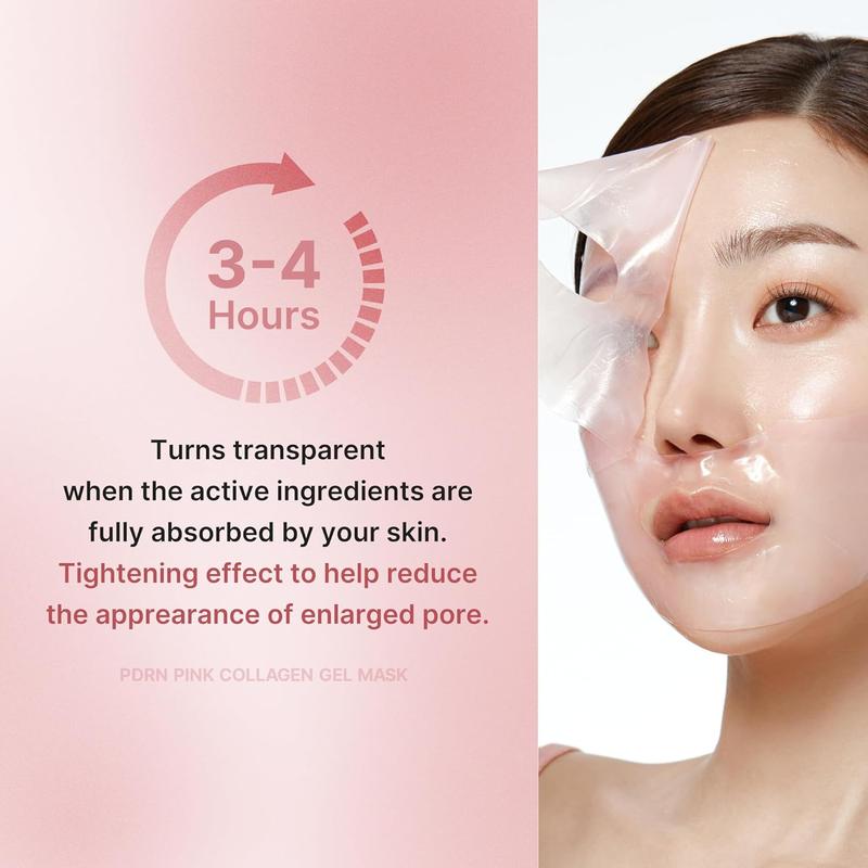 Salmon DNA PDRN Pink Collagen Jelly Gel Mask for Glass Glow Skin - Korean Skincare, 28g, 4ea - Skin Repair, Comfort