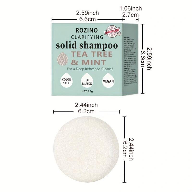 Tea Tree & Mint Shampoo Soap, Oil-control Shampoo Bar Soap, Hair Cleansing Soap Bars, Hair Care & Styling Supplies