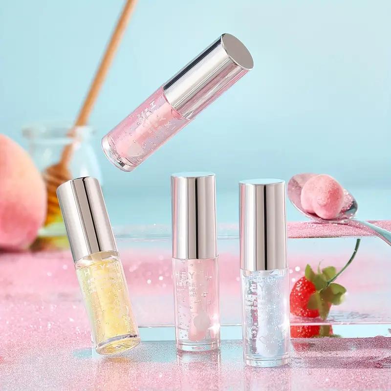 Long Lasting Lip Gloss, Moisturizing Lip Oil, Hydrating Lip Balm, Suitable for All Occasions Lip Makeup, Girls and Women Makeup Accessories, Christmas Gift