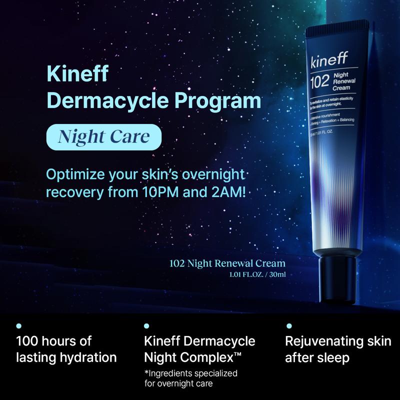 Kineff Dermacycle Program (All-day & Night) Centella Asiatica Niacinamide Tocotrienol Facial Cream (30mL x2) Skincare Intensive Hyaluronic Acid Peptides Shea Butter Rice Bran Oil Avocado Extract