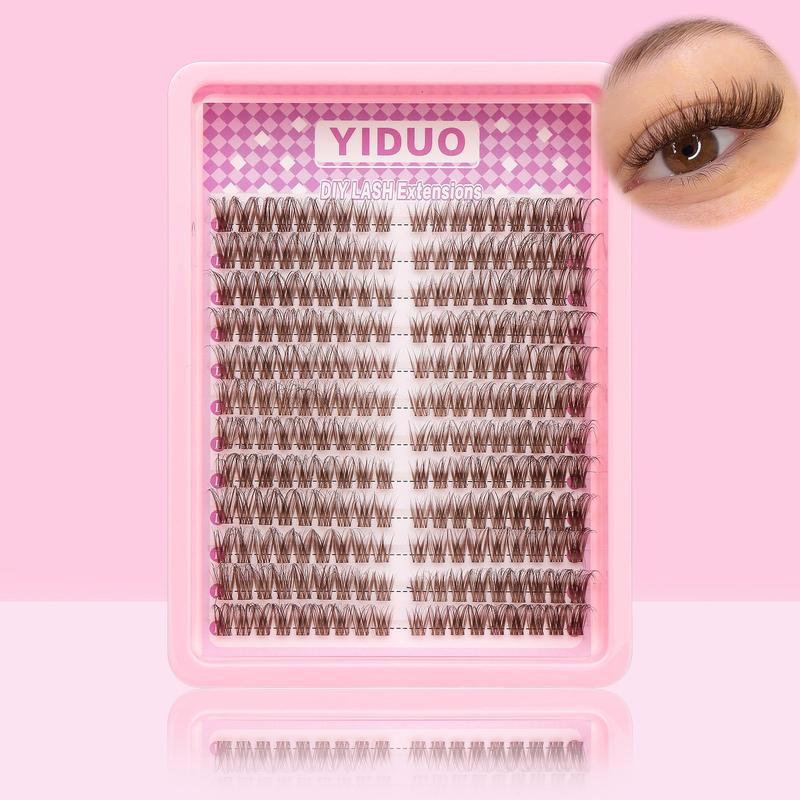 Cross Curl Fake Eyelashes for Natural Look Eyelash Extensions, 216pcs box Individual False Eyelashes, False Eyelashes for Women Eye Makeup Enhancement