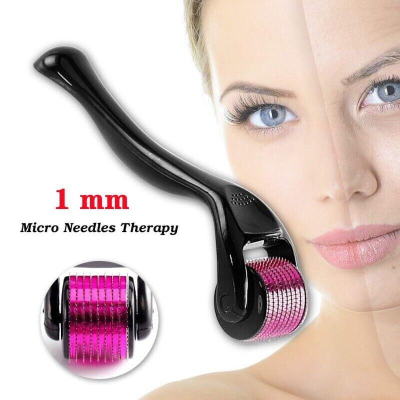 Microneedle 540 Titanium Derma Roller, Boost Hair & Beard Growth, Anti-Hair Loss