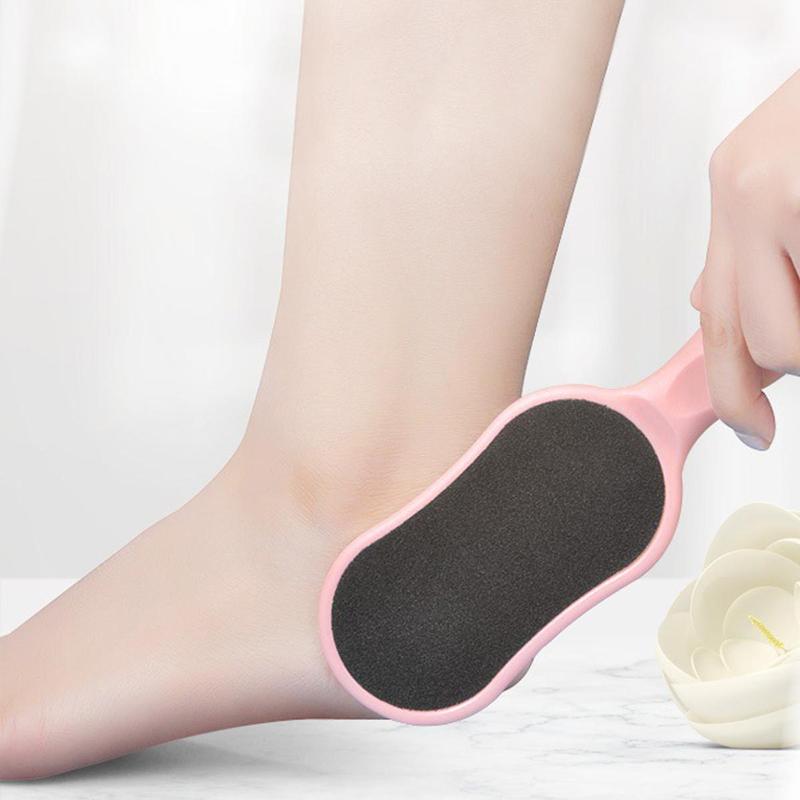 Foot File with Comfortable Handle, Callus Skin Removing Tool, Exfoliating Foot Scrubber, Pedicure Foot Care Product