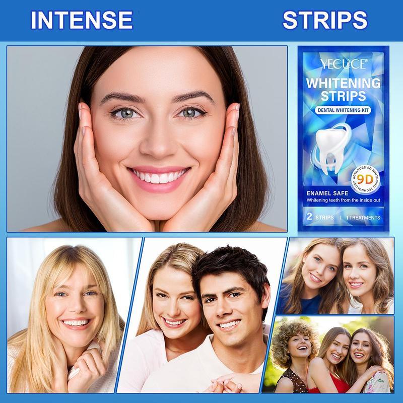 Teeth Brightening Strips, 1 Box Teeth Brightening Sticker, Oral Care Sticker, Dental Care Product for Men & Women