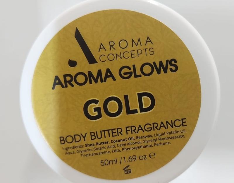 Aroma Concepts Body Butter 50ml Fragrance Cream by Aroma Concepts Shea Butter Infused AROMA GLOWS Scented