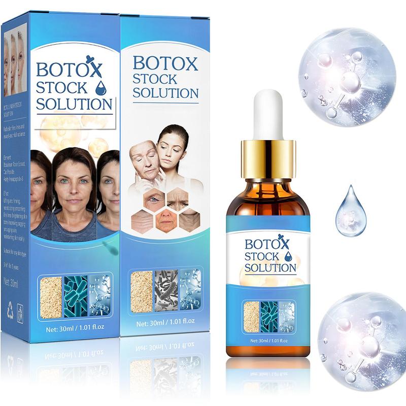 Botox Face Serum, 2 Counts Refreshing Facial Essence for Soothing Skin, Nourishing Face Skin Care Products for Women