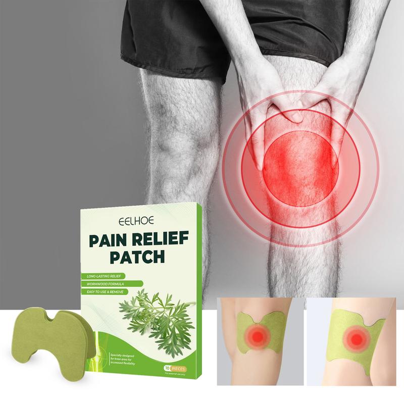 Pcs Knee Patches, Warming Herbal Patches for Knee Patch Paste Long Lasting Use Natural Wormwood Extract Sticker for Knee, Back, Neck, Shoulder