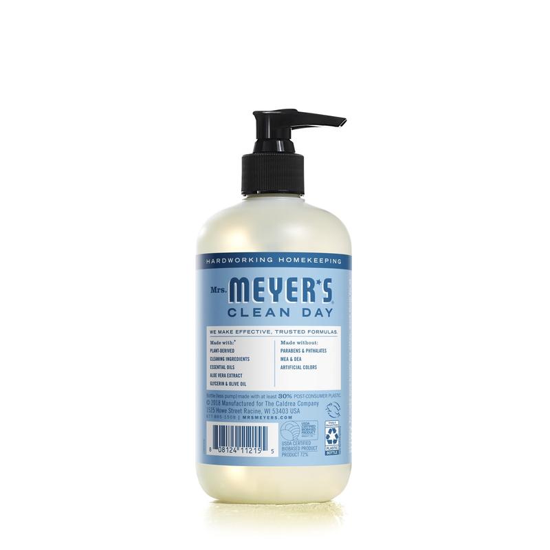 Mrs. Meyer's Clean Day Hand Soap, Rain Water Scent, 12.5 Ounce Bottle