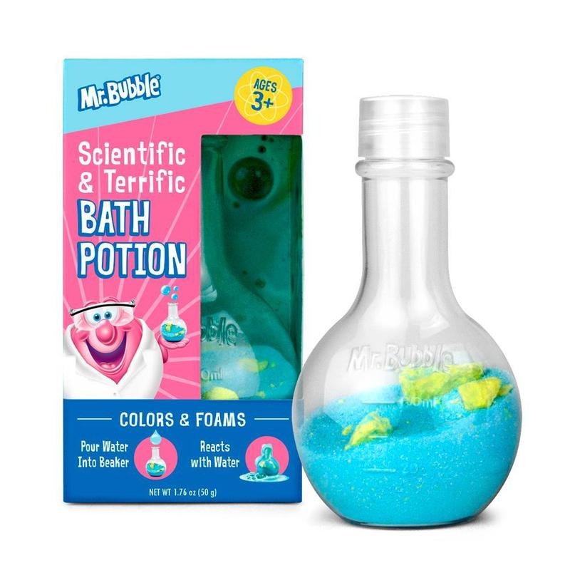 Mr. Bubble Scientific & Terrific Bath Potion, Signature Bubblegum Scent, 1.76 oz. Body Care Body Wash