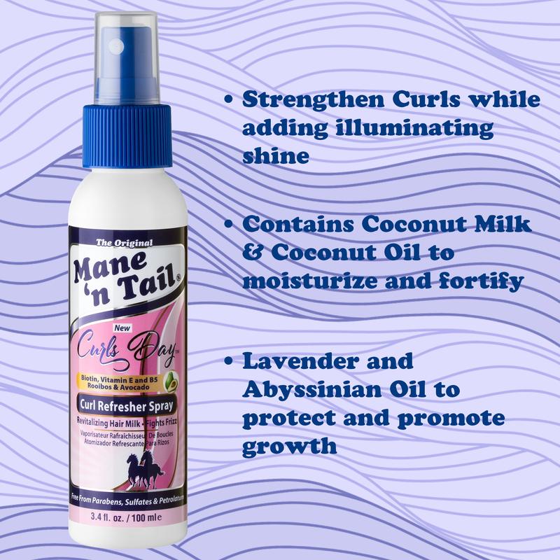 Curls Day Curl Refresher Revitalizing Curl Spray and Hair Milk