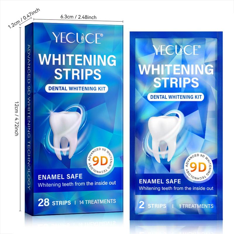 Teeth Brightening Strips, 1 Box Teeth Brightening Sticker, Oral Care Sticker, Dental Care Product for Men & Women