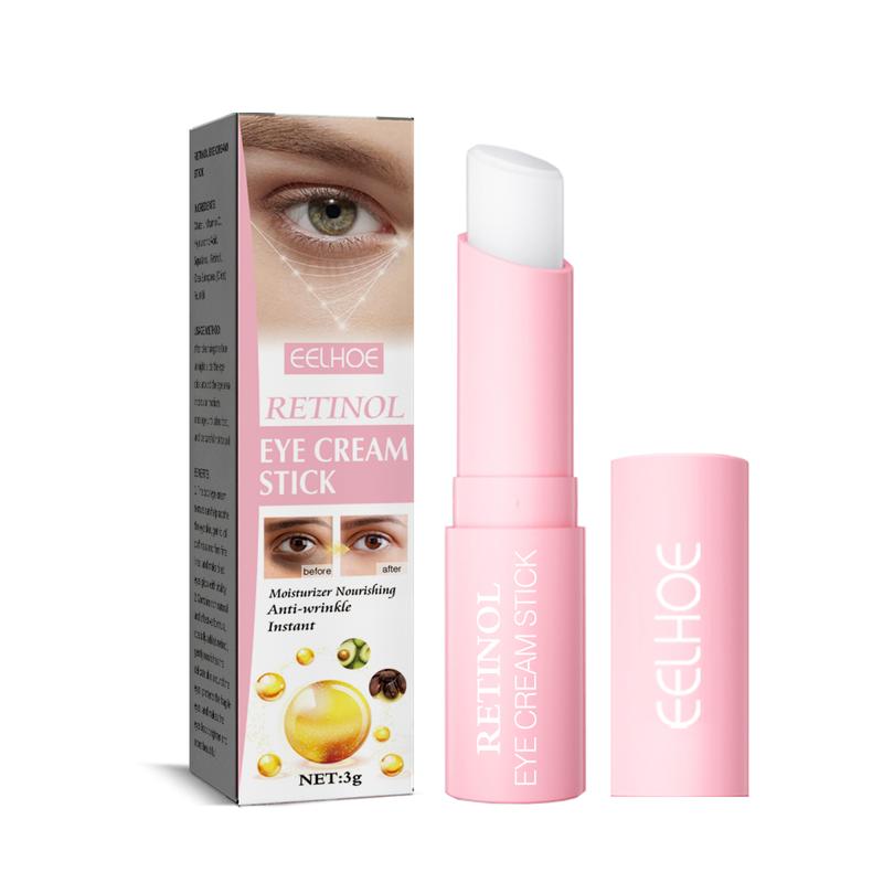 EELHOE Retinol Eye Cream Stick 3g Moisturizes, Improves and Tightens the Skin Around the Eyes Lightweight Comfort