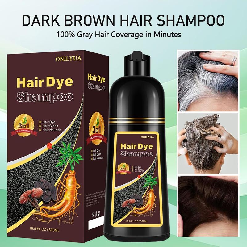 3 In 1 Hair Colour Shampoo, Long Lasting Hair Colour Shampoo, Instant Hair Colour Shampoo, For Men And Women.500ML 16.9FL.OZ Halloween