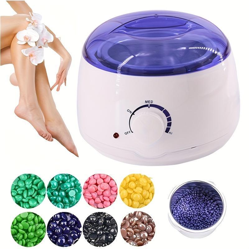 Hair Removal Wax Machine Kit, 1 Set Wax Hair Removal Machine Supplies, Home Hair Removal Kit, Wax Heater Waxing Pot Professional Kit for Full Body, Legs, Bikini