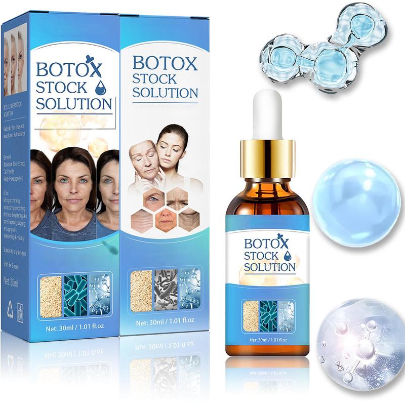 Botox Face Serum, 2 Counts Refreshing Facial Essence for Soothing Skin, Nourishing Face Skin Care Products for Women