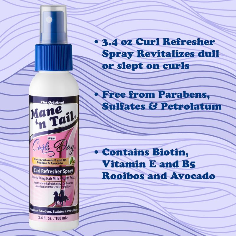 Curls Day Curl Refresher Revitalizing Curl Spray and Hair Milk