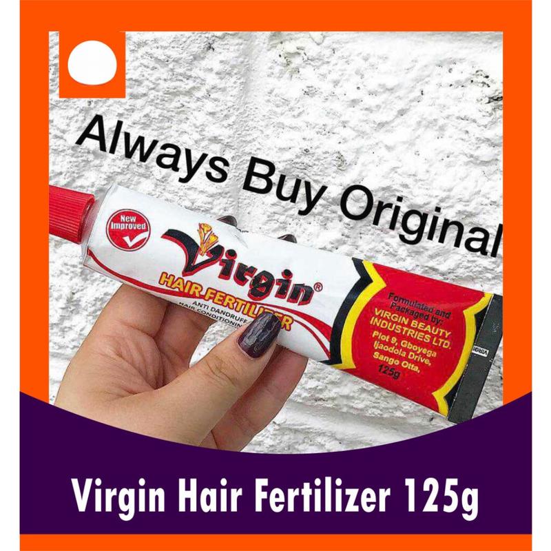 2 Packs Virgin Hair Fertilizer Creme For Rapid Hair Growth 125g - New Hair Care Comfort