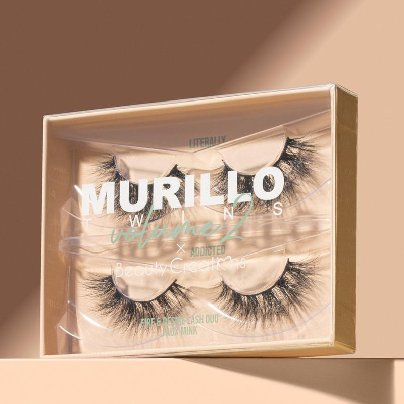 Beauty Creations Murillo Twins Vol. 2 Faux Mink Lash Duo - Fire & Desire Lashes Eyelashes Extensions