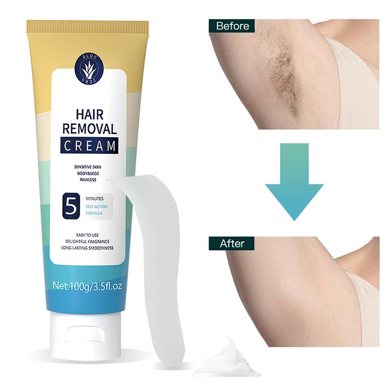 Hair Removal Cream: Hair Removal For Women and Men - Private Areas Bikini Area Body Legs Arms Underarms - Skin Friendly - Depilatory Cream - 100g Body Care hair removal