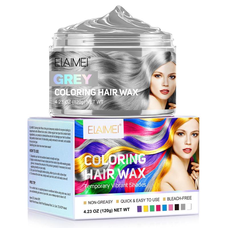 Hair Dye Wax, 1 Box Long Lasting Hair Dye Mud, Hair Styling Product for Women & Men, Daily & Party Use, Cosplay, Concert Use