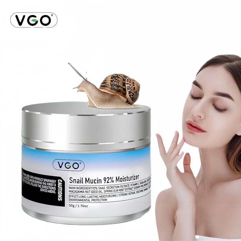 VGO-Essence Face Cream Moisturizing and Repairing Set Skincare Moisturizer-Live Cleanser Facial Daily Moisture Serum Facial cleansing set, facial cleanser, facial cleanser Vitamin C Facial Serum Essence Acne Radiance Cleansing Hydrate