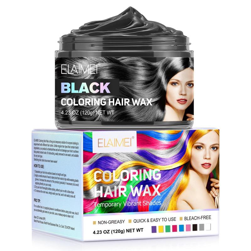 Hair Dye Wax, 1 Box Long Lasting Hair Dye Mud, Hair Styling Product for Women & Men, Daily & Party Use, Cosplay, Concert Use