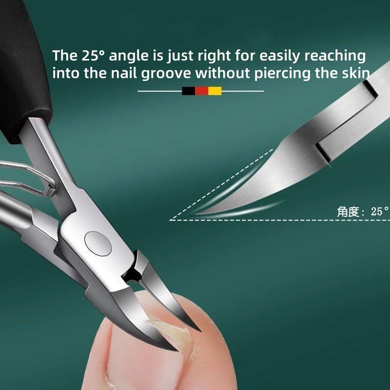 Introducing the Eagle Beak Nail Clipper! Specifically designed for those suffering from ingrown nails and thick, painful nails due to paronychia.