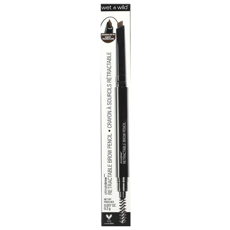 wet n wild Ultimate Brow, Retractable Brow Pencil, 626A Ash Brown, 0.007 oz (0.2 g)