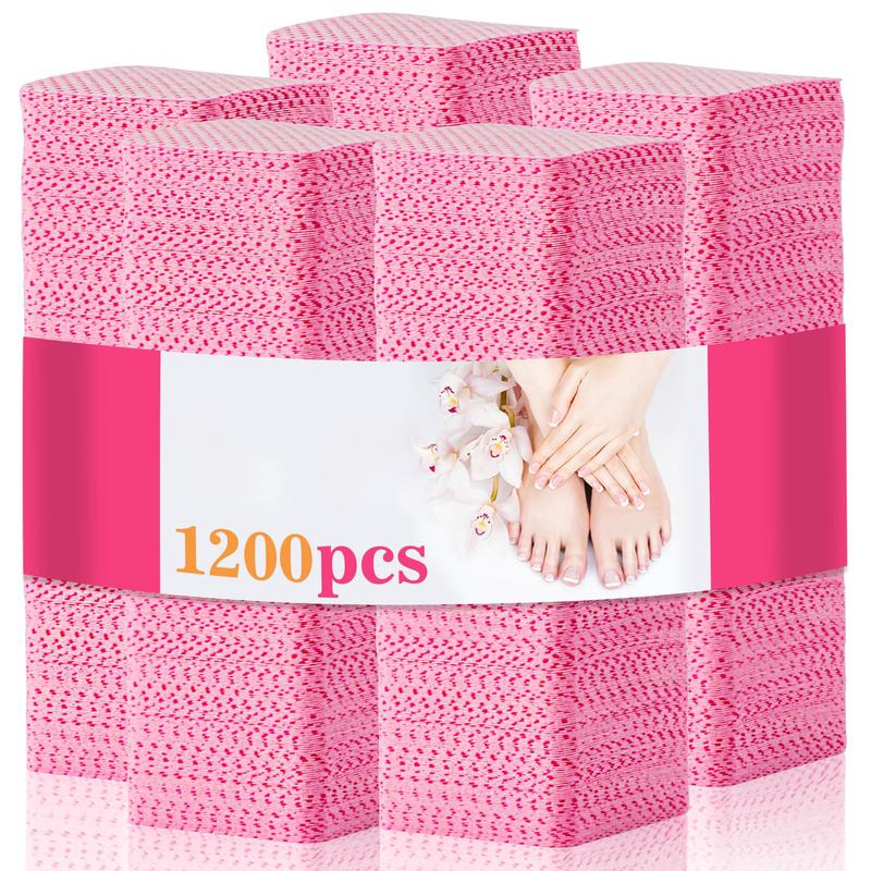 1200 Lint Free Nail Wipes -  Acetone Nail Polish Remover Wipes Lint Free Nail Wipes Pads Gel Nails No Lint Nail Glue Wipes Eyelash Extensions Toallitas Para Uñas Sin Pelusa Nail Supplies