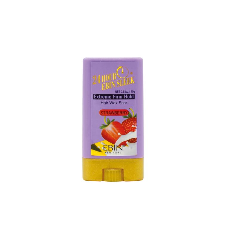 Ebin New York 24Hour Sleek & Go Extreme Firm Hold Wax Stick-Strawberry