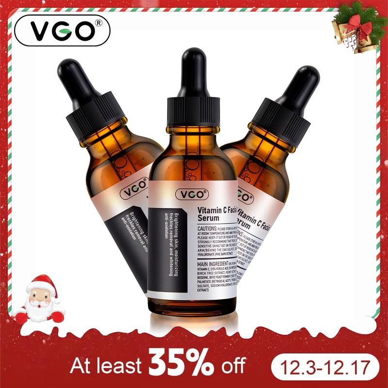 VGO-Essence Face Cream Moisturizing and Repairing Set Skincare Moisturizer-Live Cleanser Facial Daily Moisture Serum Facial cleansing set, facial cleanser, facial cleanser Vitamin C Facial Serum Essence Acne Radiance Cleansing Hydrate