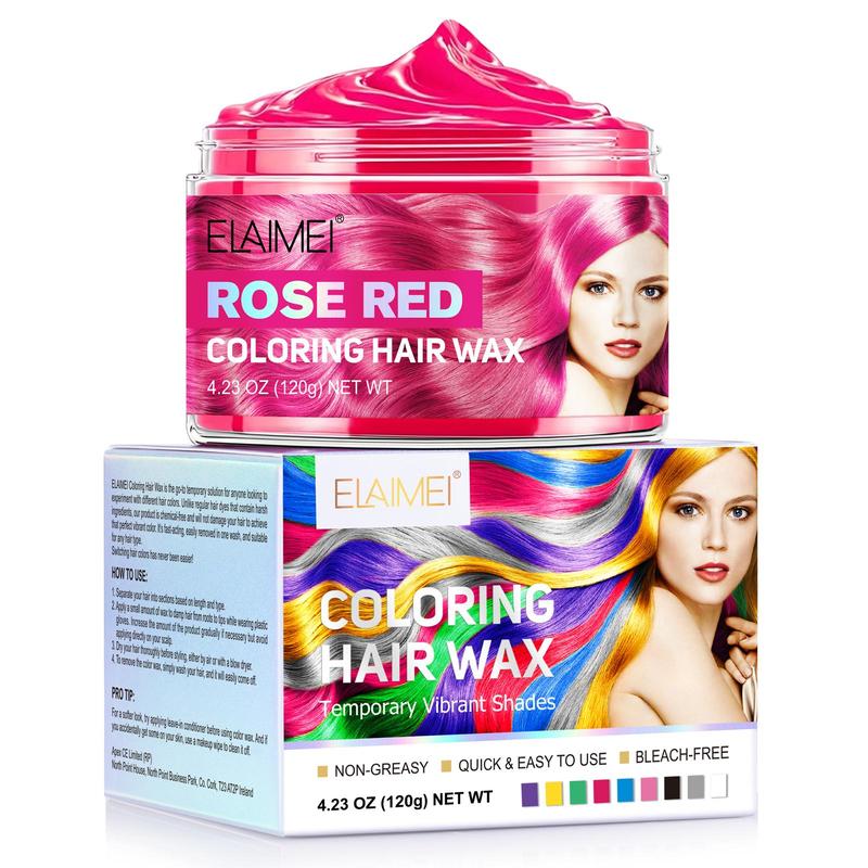 Hair Dye Wax, 1 Box Long Lasting Hair Dye Mud, Hair Styling Product for Women & Men, Daily & Party Use, Cosplay, Concert Use