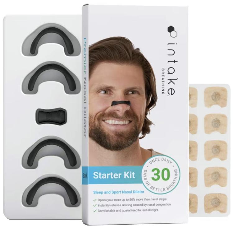 Anti-Snoring Nose Clip & MagneticNasal Strips Kit -lmprove Breathing,Enhance Sports Performance and SleepQuality