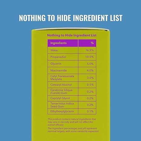 Good Molecules Discoloration Correcting Serum - Tranexamic Acid and Niacinamide for Dark Spots, Sun Damage, and Age Spots - Skincare Face