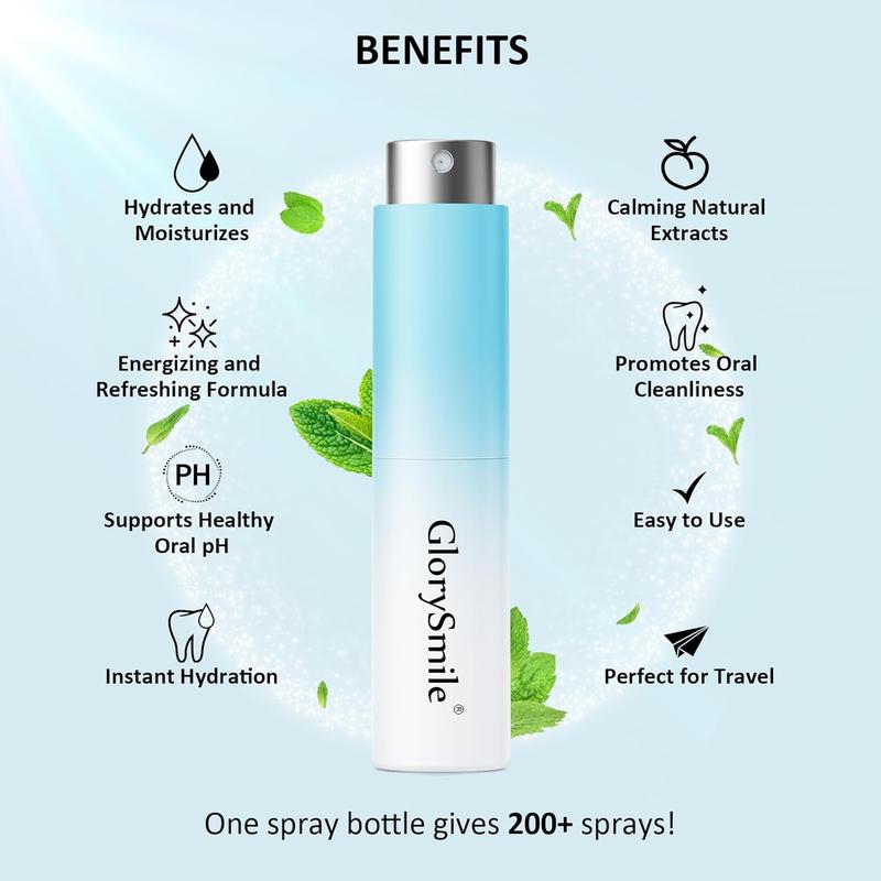 GlorySmile Oral Spray - Refreshing Boost for Long-Lasting Freshness and Oral Health Breath Spray