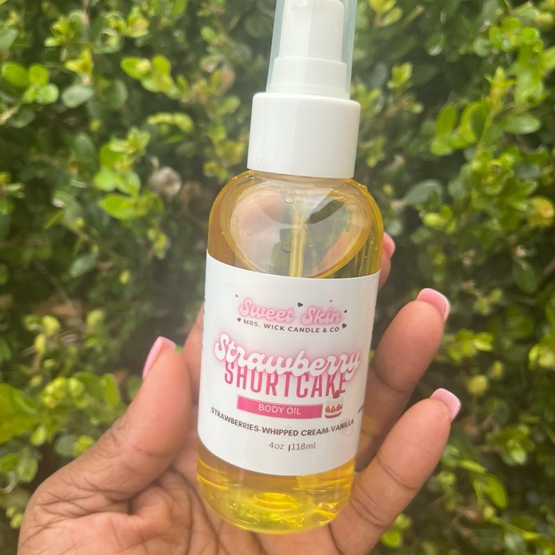 Sweet Skin-Strawberry Shortcake Body Oil Fragrance