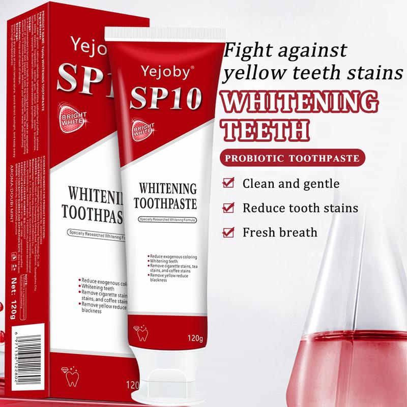 Sp10 Probiotic Toothpaste,Sp-10 Ultra Whitening Toothpaste,Probiotics Bright White Toothpaste,Sp-10 Probiotic Toothpaste,Sp10 Toothpaste,Fresh Breath,Deep Cleaning Care Toothpaste oral health niacinamide toothpaste