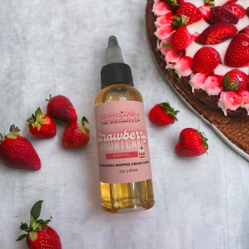 Sweet Skin-Strawberry Shortcake Body Oil Fragrance