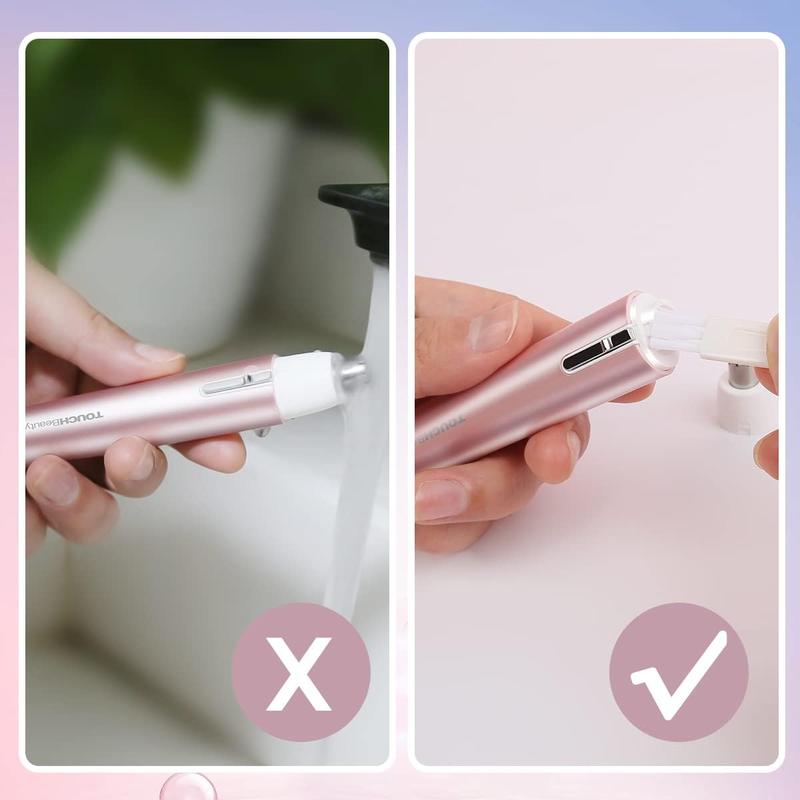 Portable Ear Nose Hair Trimmer for Women 14500RPM Faster Motor Painless Safe Trimming System Mini Sized Battery Powered 2051 Temogu