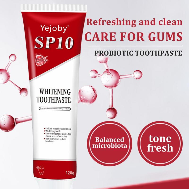 Sp10 Probiotic Toothpaste,Sp-10 Ultra Whitening Toothpaste,Probiotics Bright White Toothpaste,Sp-10 Probiotic Toothpaste,Sp10 Toothpaste,Fresh Breath,Deep Cleaning Care Toothpaste oral health niacinamide toothpaste