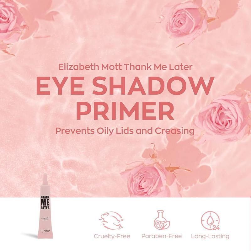 Thank Me Later Eye and Face Matte Primer for Long-Lasting Power Grip Makeup, Shine & Oil Control, Pore Minimizer, Hides Wrinkles & Fine Lines, Prevent Creasing for All-Day Eye Makeup Wear